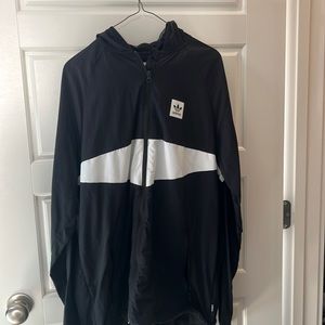 Adidas Hooded Windbreaker/Rain Jacket